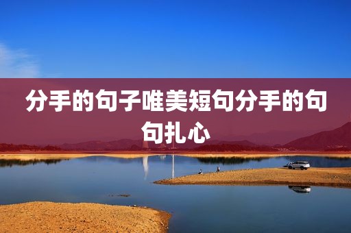 分手的句子唯美短句分手的句句扎心