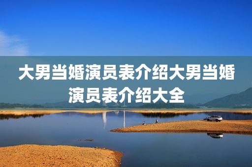 大男当婚演员表介绍大男当婚演员表介绍大全