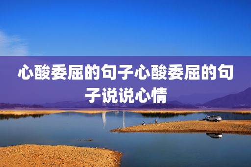 心酸委屈的句子心酸委屈的句子说说心情