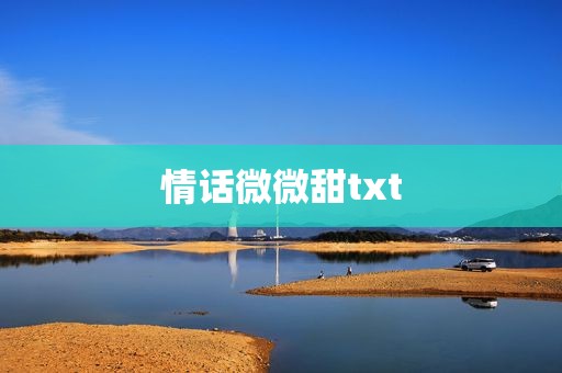 情话微微甜txt