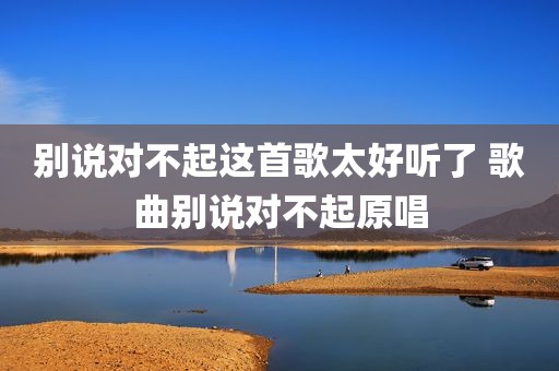 别说对不起这首歌太好听了 歌曲别说对不起原唱
