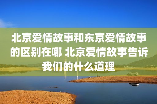 北京爱情故事和东京爱情故事的区别在哪 北京爱情故事告诉我们的什么道理