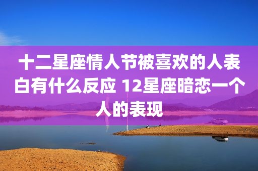 十二星座情人节被喜欢的人表白有什么反应 12星座暗恋一个人的表现
