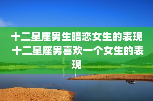 十二星座男生暗恋女生的表现 十二星座男喜欢一个女生的表现