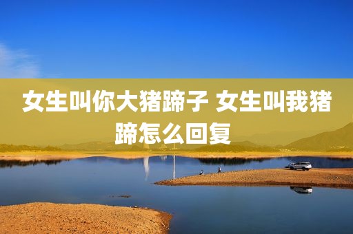 女生叫你大猪蹄子 女生叫我猪蹄怎么回复 