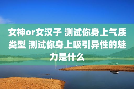 女神or女汉子 测试你身上气质类型 测试你身上吸引异性的魅力是什么