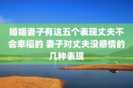 婚姻妻子有这五个表现丈夫不会幸福的 妻子对丈夫没感情的几种表现