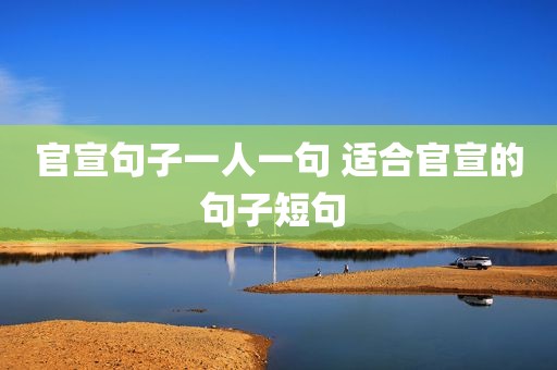 官宣句子一人一句 适合官宣的句子短句 