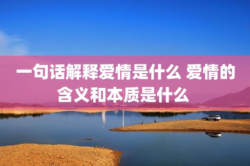 一句话解释爱情是什么 爱情的含义和本质是什么 