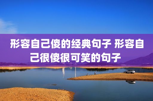 形容自己傻的经典句子 形容自己很傻很可笑的句子 