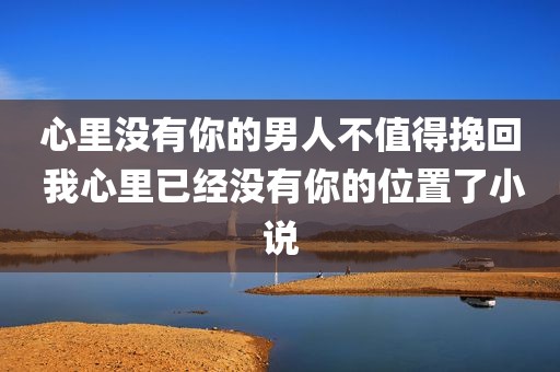 心里没有你的男人不值得挽回 我心里已经没有你的位置了小说