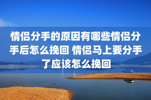 情侣分手的原因有哪些情侣分手后怎么挽回 情侣马上要分手了应该怎么挽回