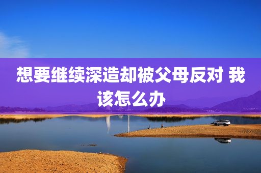 想要继续深造却被父母反对 我该怎么办