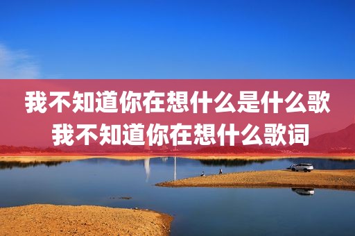 我不知道你在想什么是什么歌 我不知道你在想什么歌词