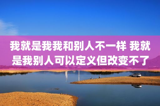 我就是我我和别人不一样 我就是我别人可以定义但改变不了