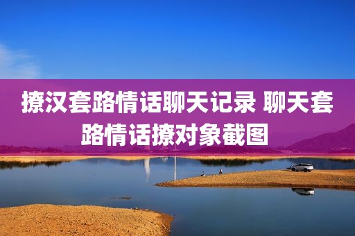 撩汉套路情话聊天记录 聊天套路情话撩对象截图 