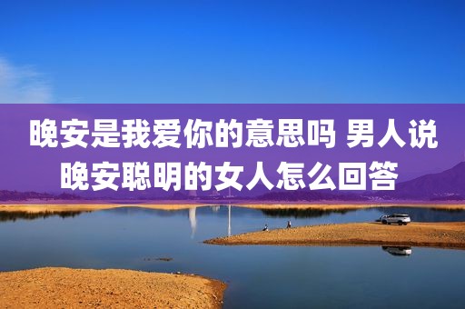 晚安是我爱你的意思吗 男人说晚安聪明的女人怎么回答 