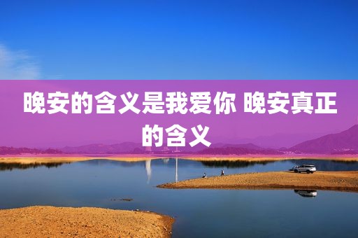 晚安的含义是我爱你 晚安真正的含义 