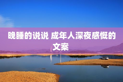 晚睡的说说 成年人深夜感慨的文案 