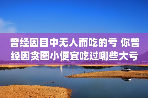 曾经因目中无人而吃的亏 你曾经因贪图小便宜吃过哪些大亏