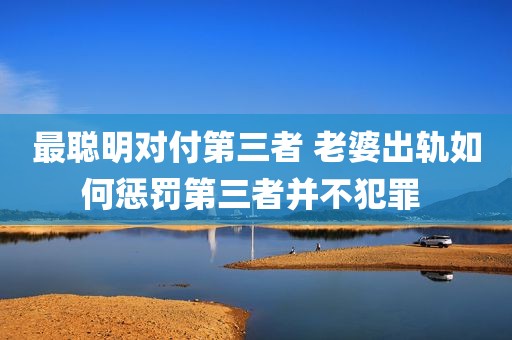 最聪明对付第三者 老婆出轨如何惩罚第三者并不犯罪 