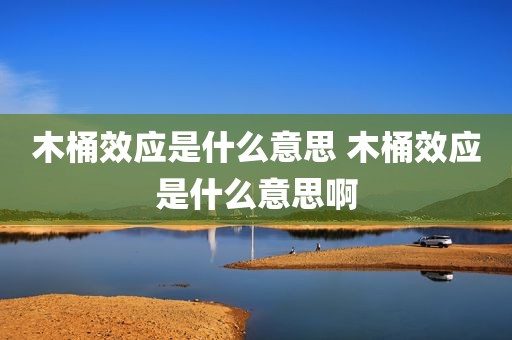 木桶效应是什么意思 木桶效应是什么意思啊