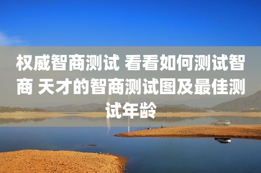 权威智商测试 看看如何测试智商 天才的智商测试图及最佳测试年龄