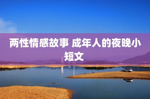 两性情感故事 成年人的夜晚小短文 