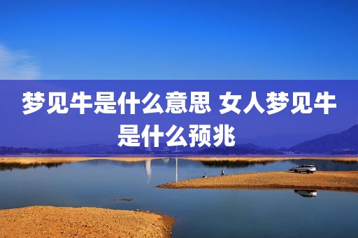 梦见牛是什么意思 女人梦见牛是什么预兆 