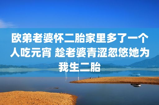 欧弟老婆怀二胎家里多了一个人吃元宵 趁老婆青涩忽悠她为我生二胎