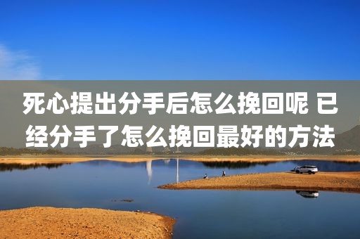 死心提出分手后怎么挽回呢 已经分手了怎么挽回最好的方法