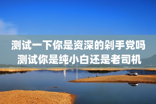 测试一下你是资深的剁手党吗 测试你是纯小白还是老司机