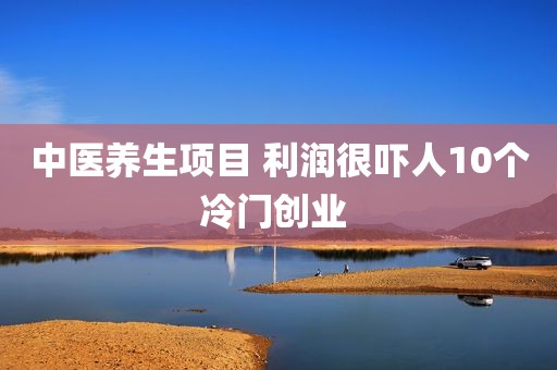 中医养生项目 利润很吓人10个冷门创业 
