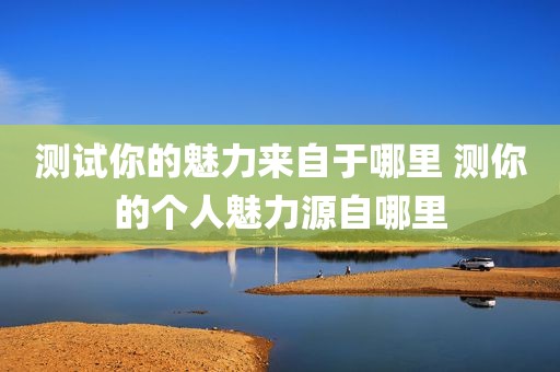 测试你的魅力来自于哪里 测你的个人魅力源自哪里
