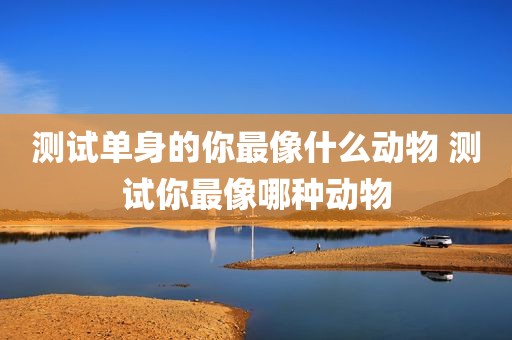 测试单身的你最像什么动物 测试你最像哪种动物