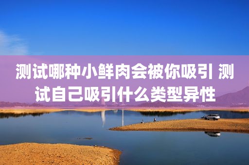 测试哪种小鲜肉会被你吸引 测试自己吸引什么类型异性