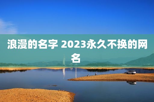 浪漫的名字 2023永久不换的网名 