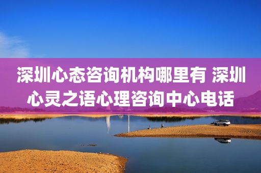 深圳心态咨询机构哪里有 深圳心灵之语心理咨询中心电话