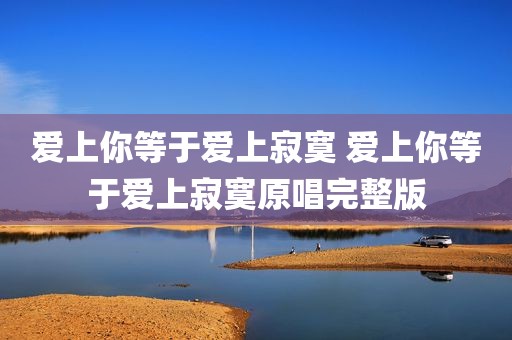 爱上你等于爱上寂寞 爱上你等于爱上寂寞原唱完整版