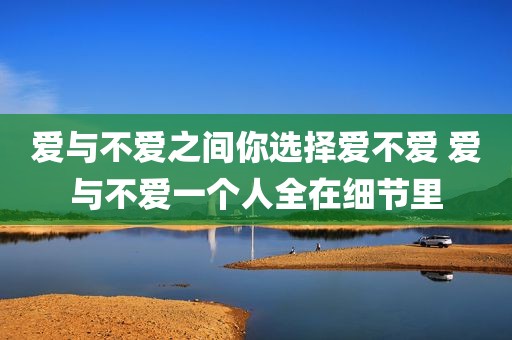 爱与不爱之间你选择爱不爱 爱与不爱一个人全在细节里