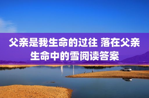 父亲是我生命的过往 落在父亲生命中的雪阅读答案