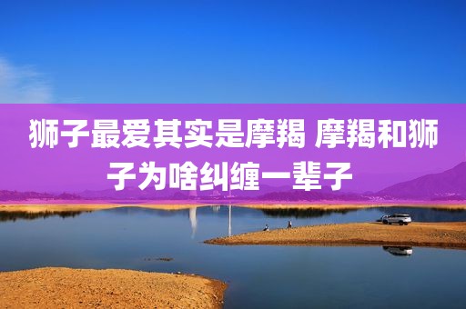 狮子最爱其实是摩羯 摩羯和狮子为啥纠缠一辈子 