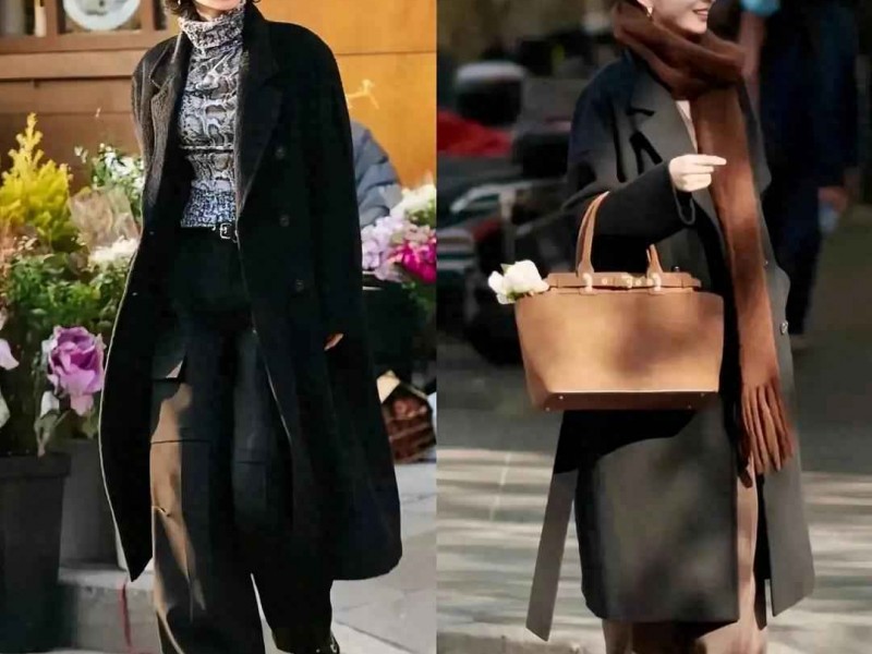 女生穿衣搭配群 被成都街拍惊艳了！“大衣+阔腿裤”搭配高级洋气，好看又保暖