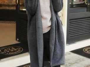 冬日气场穿搭指南 长大衣与裤装的完美组合