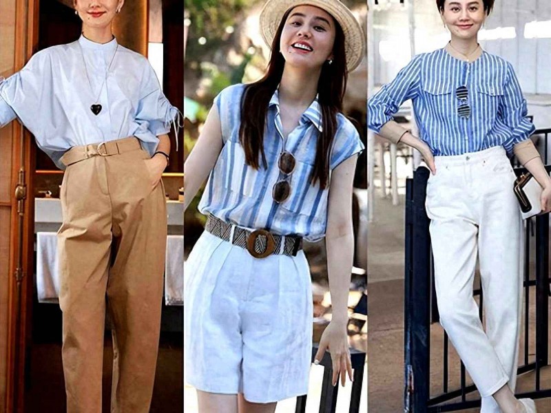 女生夏日穿衣搭配：40+女生夏季穿搭，不装嫩不油腻，这3个套路美到无龄感