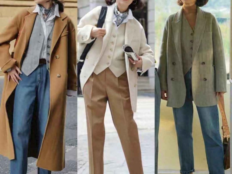 中年女性优雅穿搭指南：简约配色不花哨，学三木母女穿出高级感