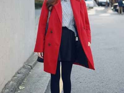 红色大衣配裤子全攻略 避开雷区穿出高级感