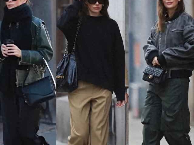 欧美春季与秋冬穿搭指南：简单舒服慵懒风，街拍造型飒美十足