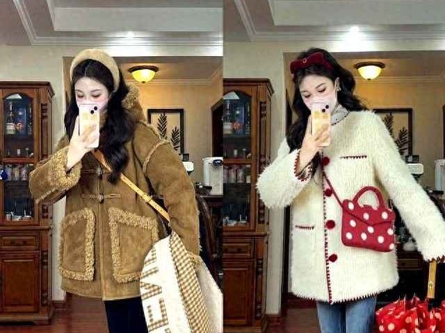 冬日甜美穿搭秘诀：18套温柔系Look，让温暖与浪漫并存