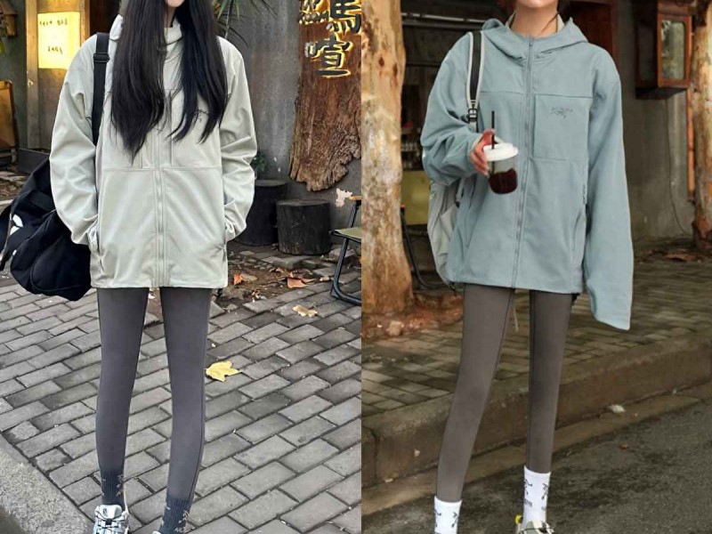 冷暖的穿衣搭配：秋冬最流行的穿搭“冲锋衣+瑜伽裤+萨洛蒙”，舒适显瘦又显档次